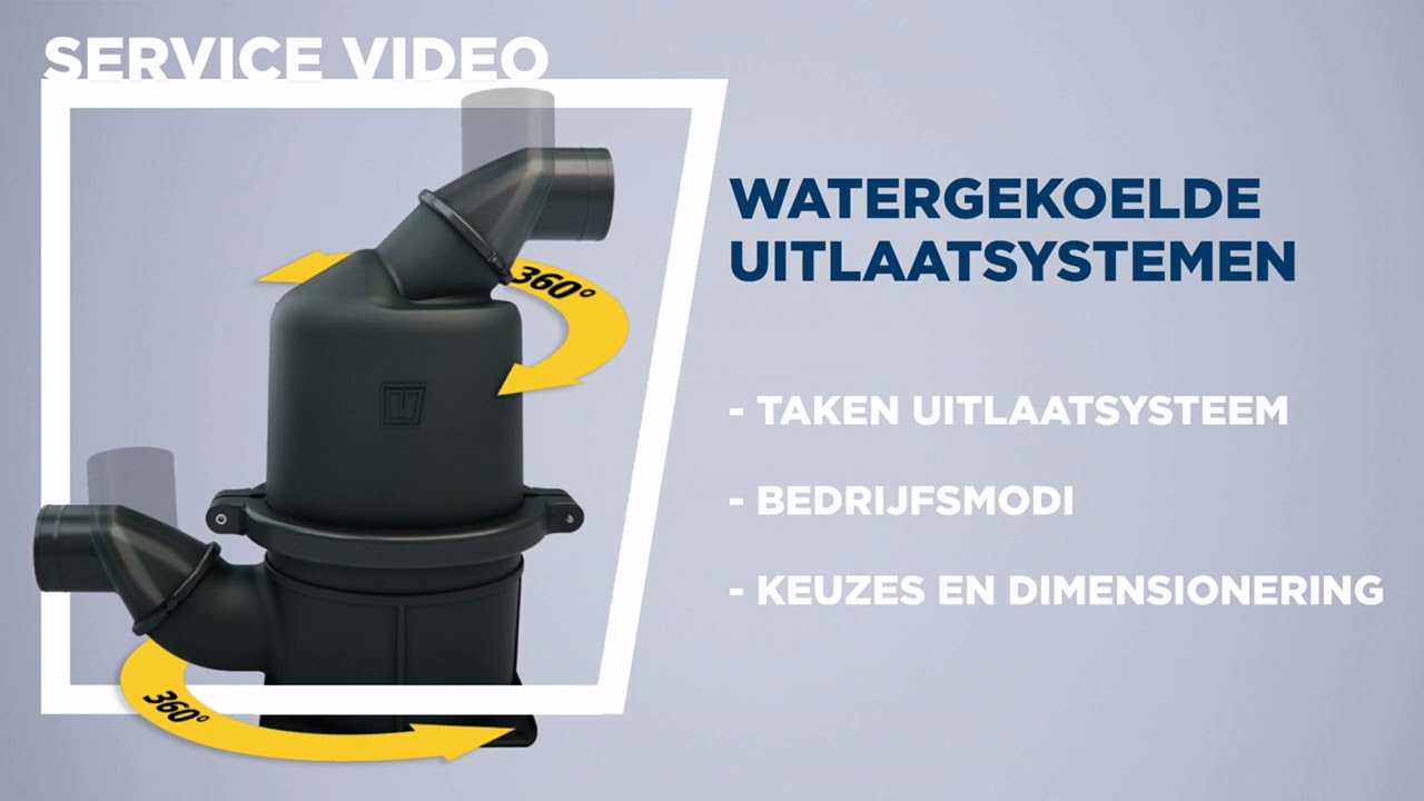 Watergekoelde uitlaatsystemen voor boten. Hoe bepaal je het juiste waterlock voor jouw boot?
