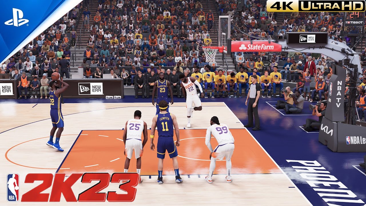 (PS5) NBA 2K23 Next-Gen 4K Gameplay | Golden State Warriors @ Phoenix Suns