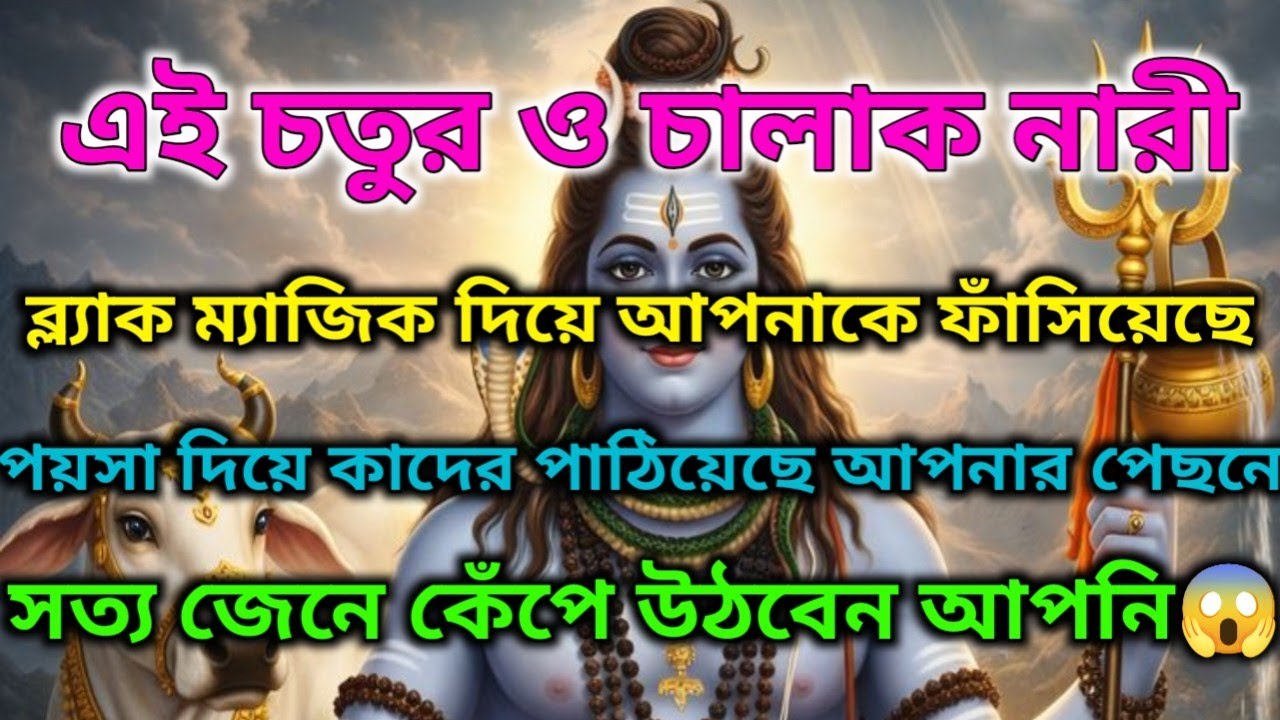 ☘️🌈এই নারী চুপচাপ তোমার জীবন নিয়ন্ত্রণ করছে! পেছনে কাকে লাগিয়েছে জানলে 😱শিউরে উঠবে🕉️ মহাদেবের কৃপা 