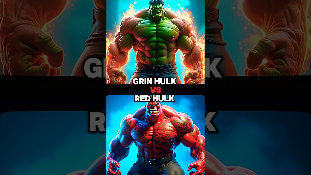 Who's who? #versus #batll #hulk #shorts #trenting #trend