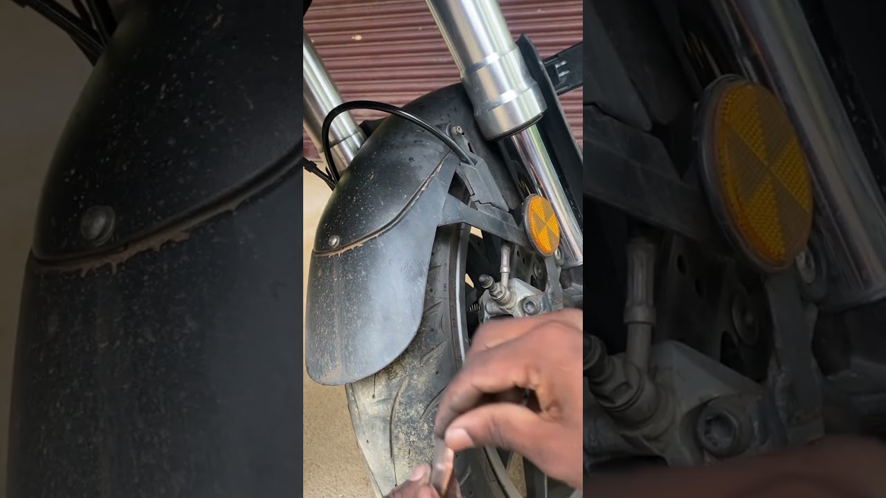 Changing Brake Pads on Benelli TRK 502