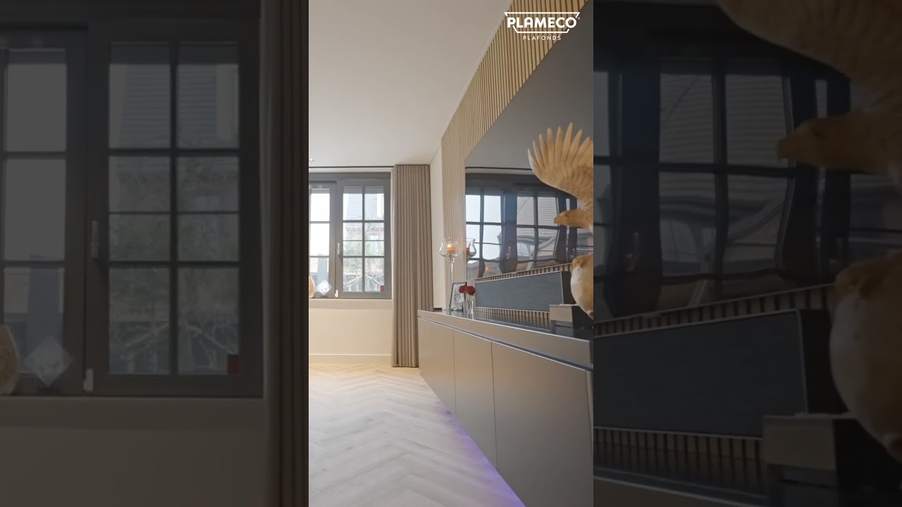 Hoe zorgt een akoestisch spanplafond van Plameco voor rust in een woning?