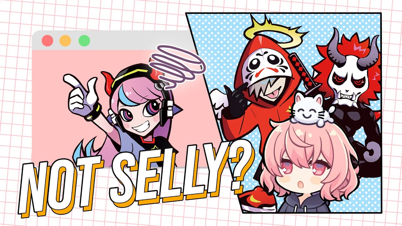 daruma, arisaka and nqrse keep changing selly's name (CrazyRaccoon/Utaite)