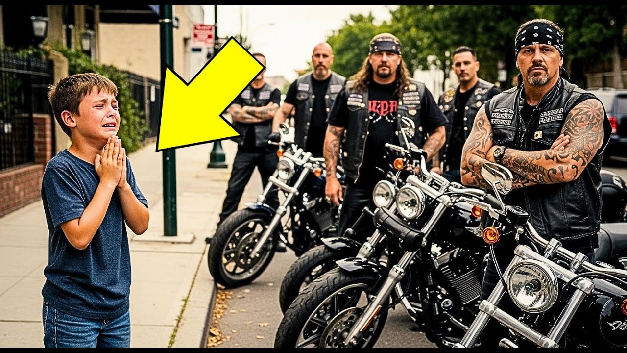 Chłopiec mówi szefowi gangu, że skrzywdzono jego matkę — Minuty później 50 motocykli otacza dom
