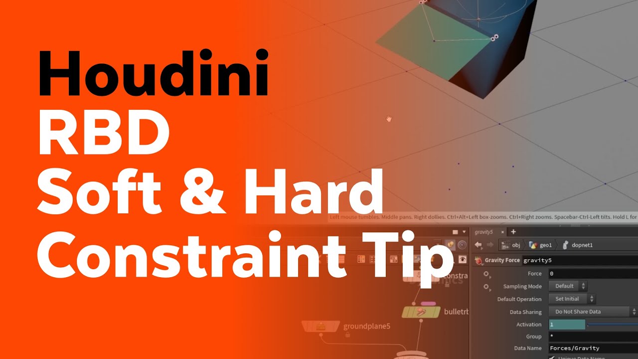 Houdini Bullet Solver Soft Constraints Made Easy