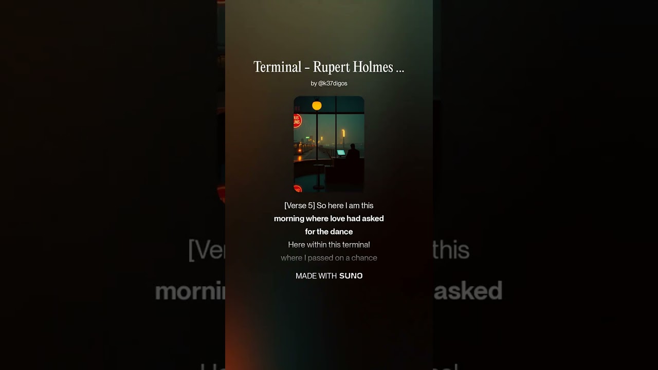 Terminal   Rupert Holmes (Pinoy Soul)
