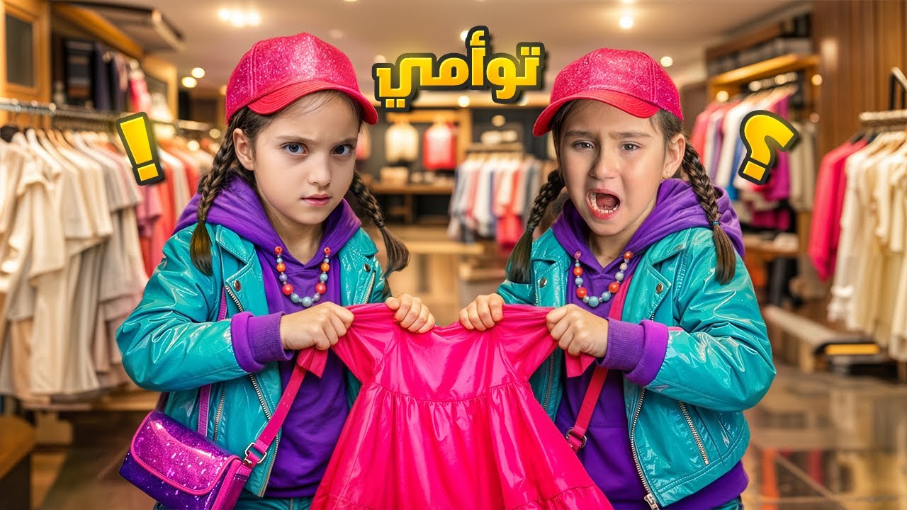 ملك صارت توأمي يوم كامل | ضيعنا نايا وملك بالمول!!