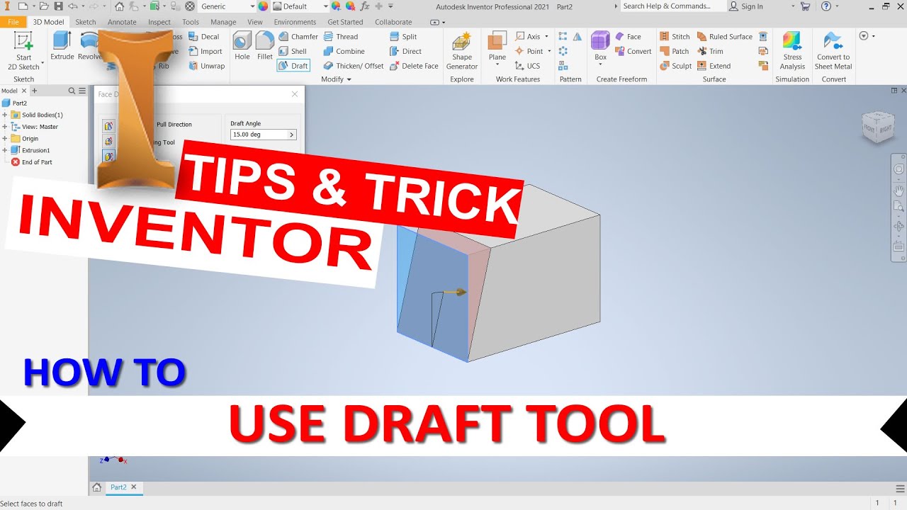 Inventor How To Draft Tool