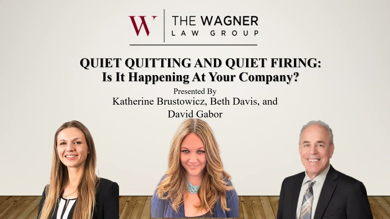 Quiet Quitting and Quiet Firing: Is It Happening at Your Company?