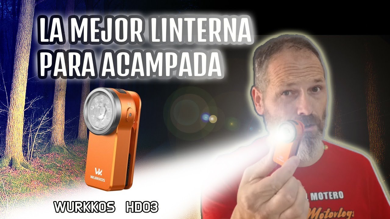 La MEJOR mini LINTERNA de AVENTURA - WURKKOS HD03 - BEST FLASHLIGHT