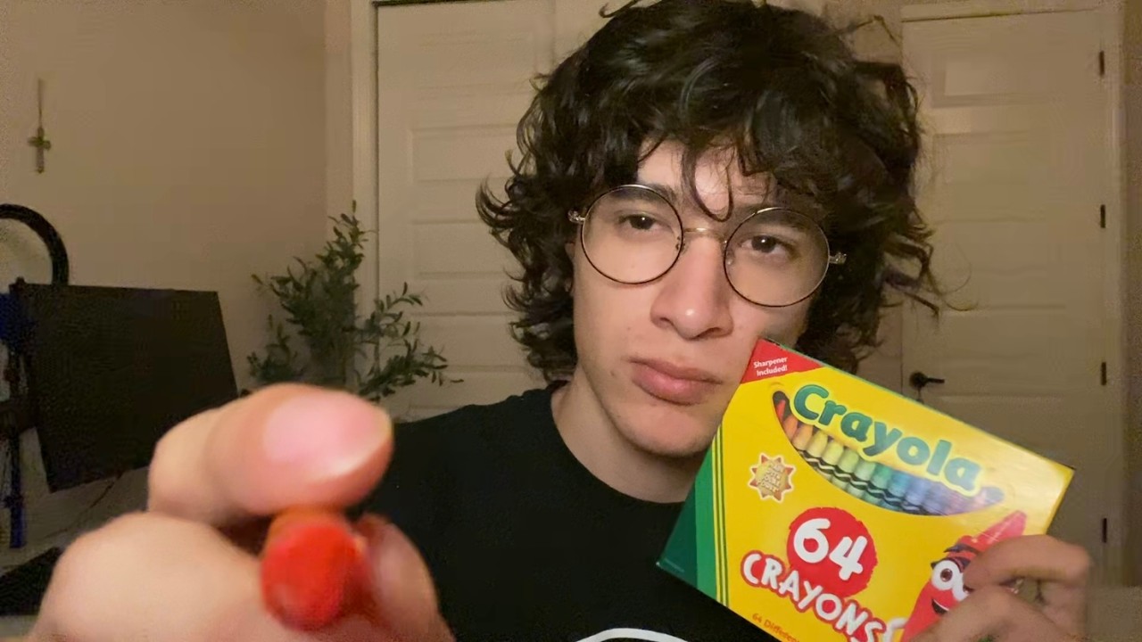 ASMR Doing Your Makeup With Crayons 🖍️💤