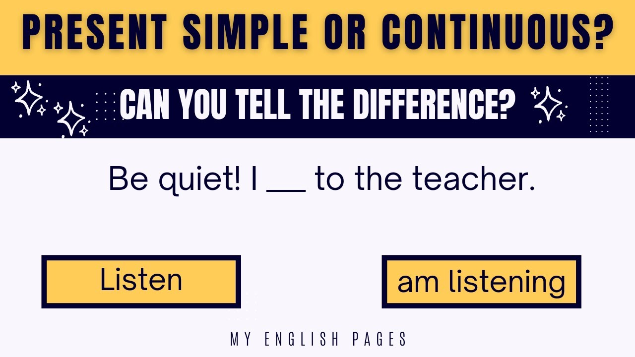 Present Simple or Present Continuous? | Test Your English Grammar