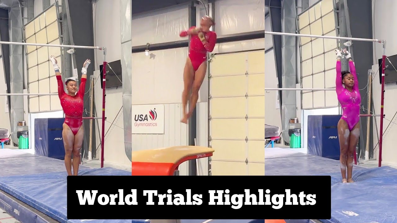Leanne Wong, Skye Blakely and Jayla Hang with great routines at 2025 World Trials
