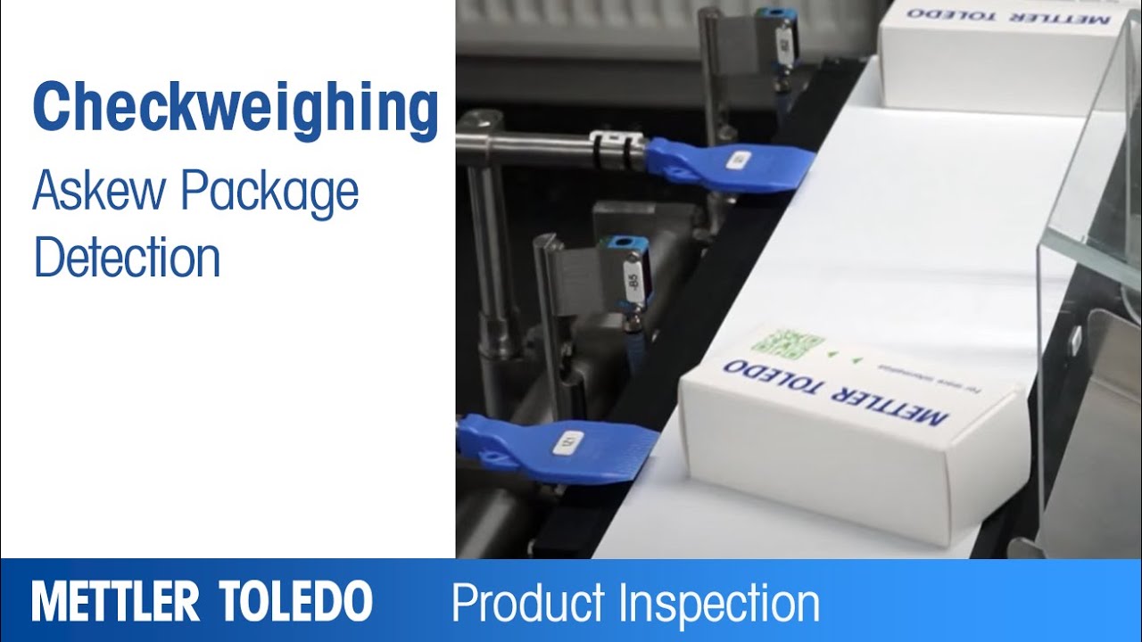 Askew Package Detection for Checkweigher &ndash; Product &ndash; METTLER TOLEDO Product Inspection &ndash; EN