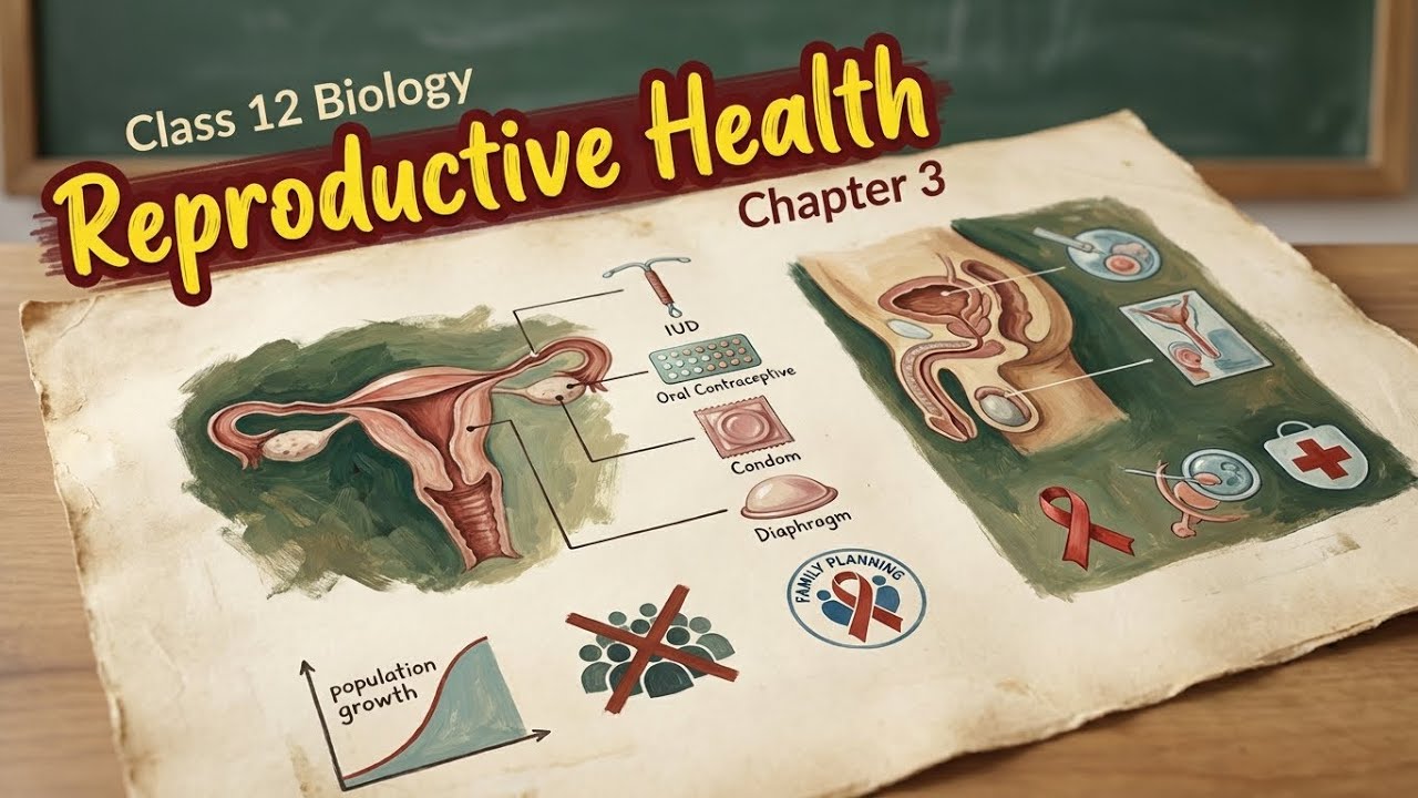 REPRODUCTIVE HEALTH ONE SHOT || CLASS-12 BIOLOGY CHE-3 || IN HINDI  