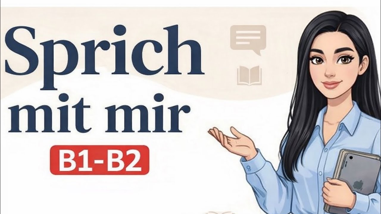 Deutsch sprechen lernen B1–B2 | Sprich mit mir (Dialog Training)Deutsch B2.Deutsch B1