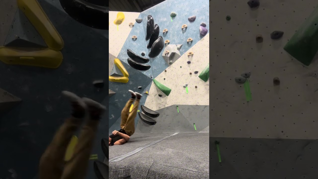 First time rock climbing at the gym “calisthenics workout” 
