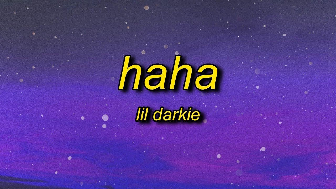 Lil Darkie - HAHA (Lyrics) | look at me i put a face on wow