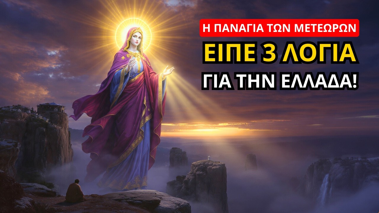 Η Παναγία των Μετεώρων εμφανίστηκε σε μοναχό και είπε 3 λόγια για την Ελλάδα!