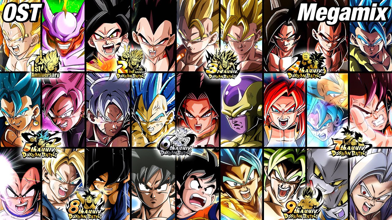 ALL LR AND DOKKAN FEST ANNIVERSARY OST MEGAMIX 9th ANNIVERSARY UPDATE | Dragon Ball Z Dokkan Battle