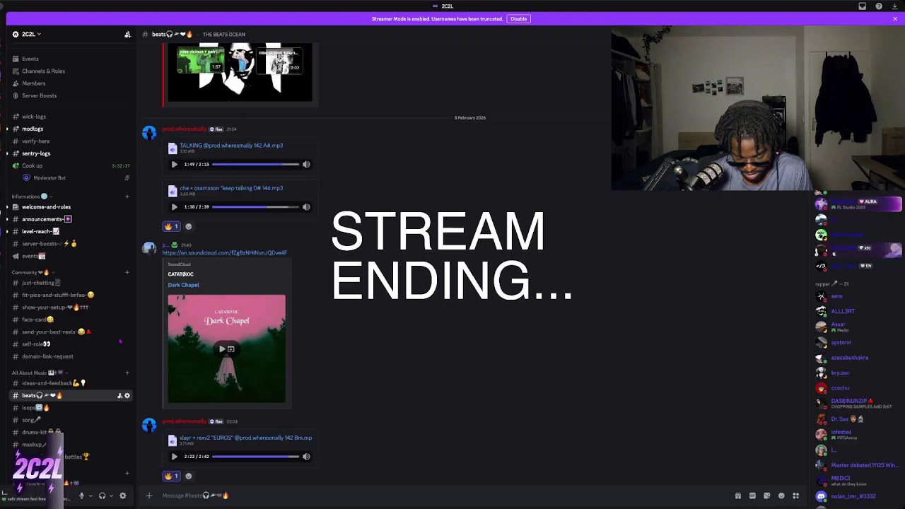 safe stream feel free !react !discord