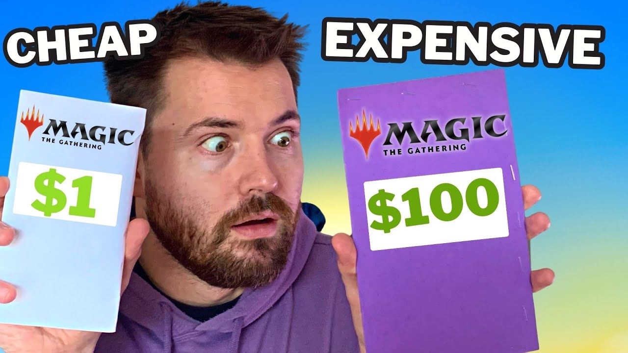$1 vs $100 Magic: The Gathering Booster Pack