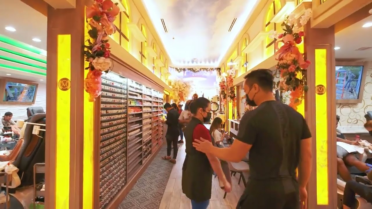 Largest & Busiest nail salon in USA - Milano Nail Spa The Heights