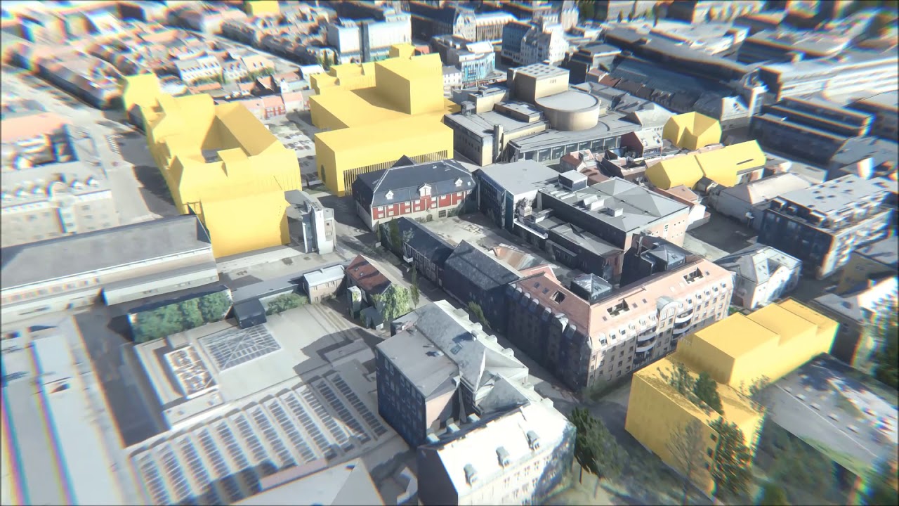 Rodeo sitt forslag til byutvikling i Trondheim mot 2050