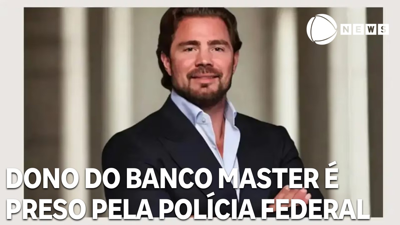 Daniel Vorcaro, dono do Banco Master, é preso pela Polícia Federal