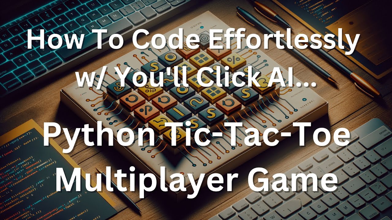 Python Tic-Tac-Toe Game Demo • How To Code Effortlessly W/ You'll Click AI