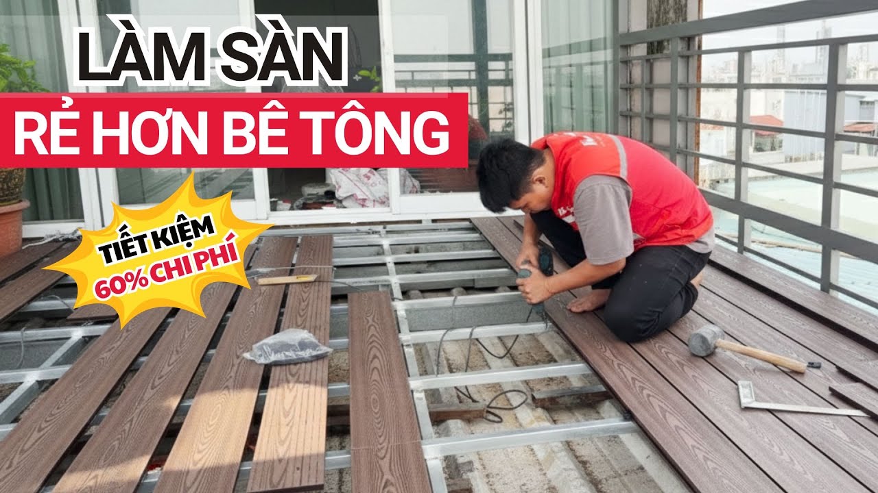 Có nên làm sàn trên mái tôn bằng tấm sàn composite gỗ nhựa ngoài trời? Độ bền sàn gỗ nhựa là bao lâu