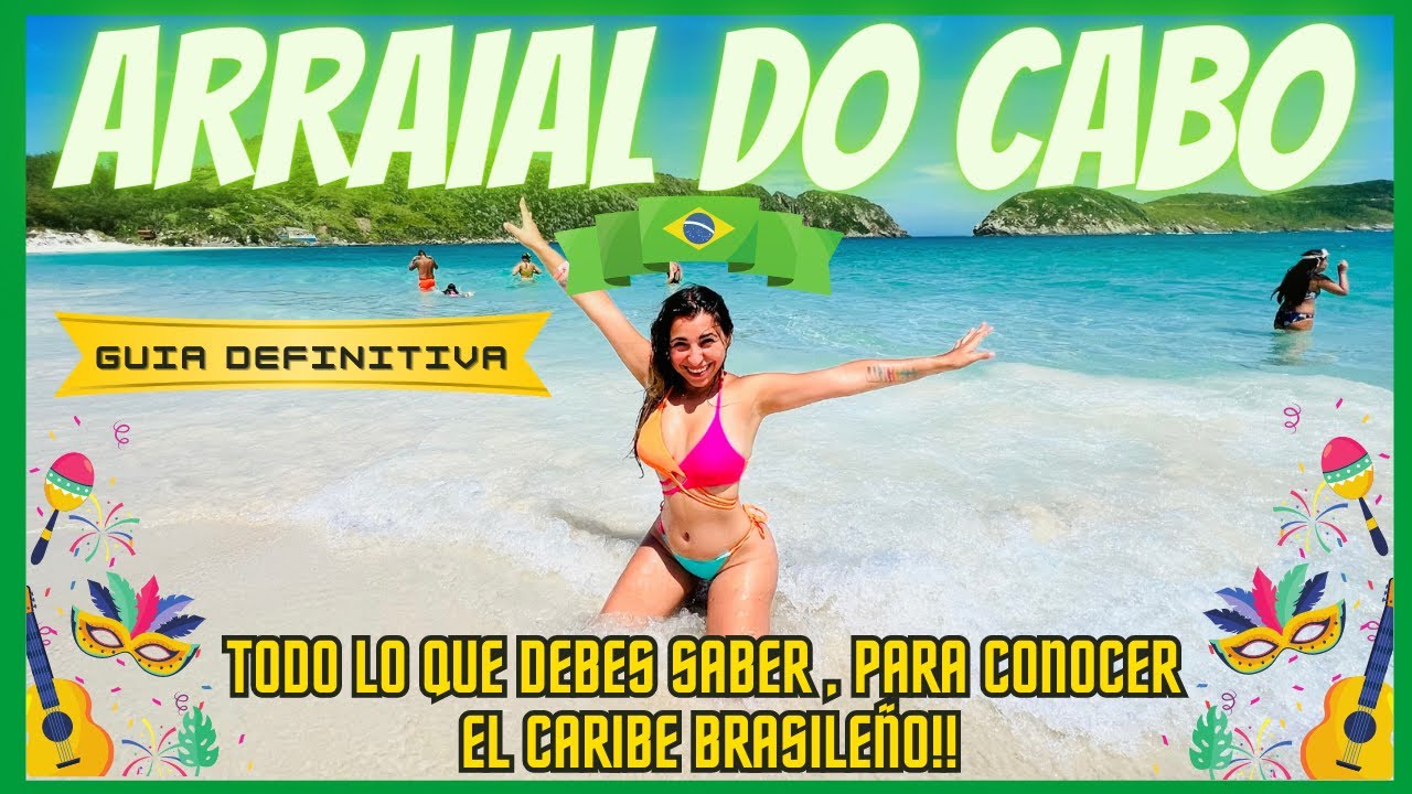 ARRAIAL DO CABO 🇧🇷 - EL MEJOR TOUR EN BARCO🌴- LAS MEJORES PLAYAS - CARIBE BRASILEÑO, ES COMO DICEN?