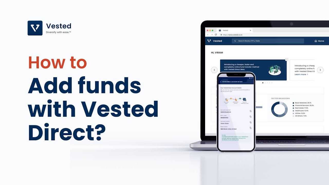 How to add funds to your US investing account with Vested Direct