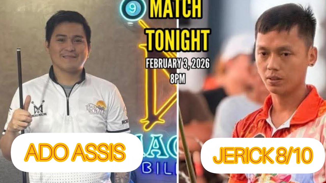 ADO ASSIS VS JERICK GRACIA 8/10 PARTIDA 10 BALLS BAKBAKAN SA MAISAN ANOOOO!!!!!