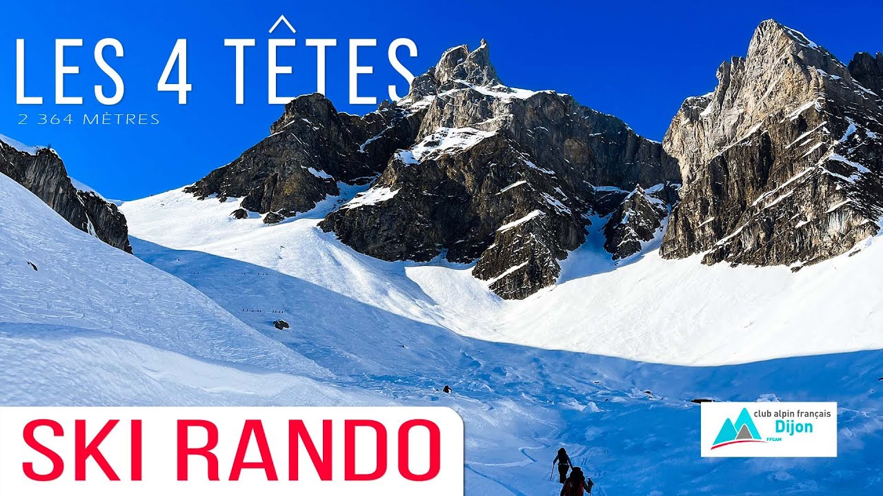 Ski rando - les 4 têtes (Massif des Aravis)