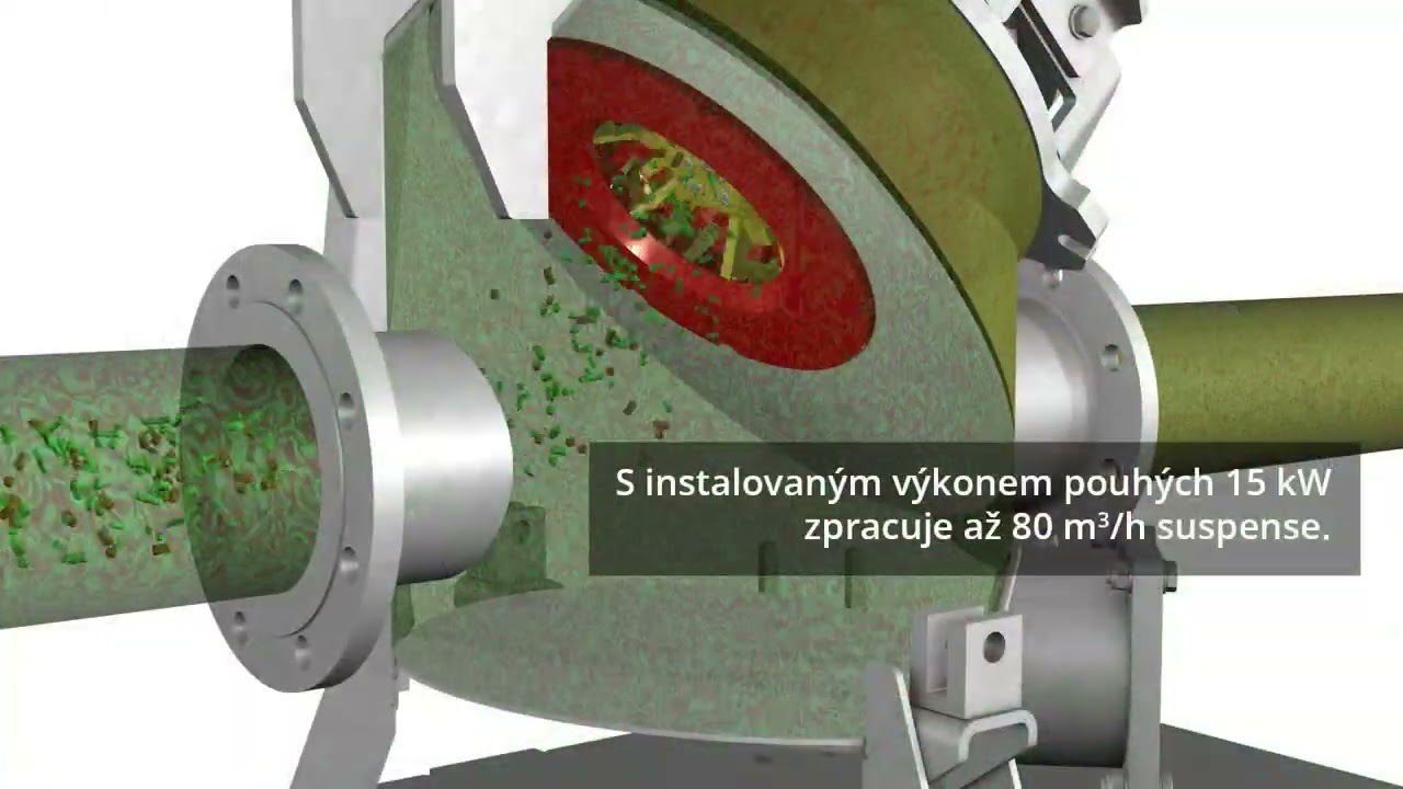 Vyšší účinnost díky mechanické dezintegraci - DisRuptor