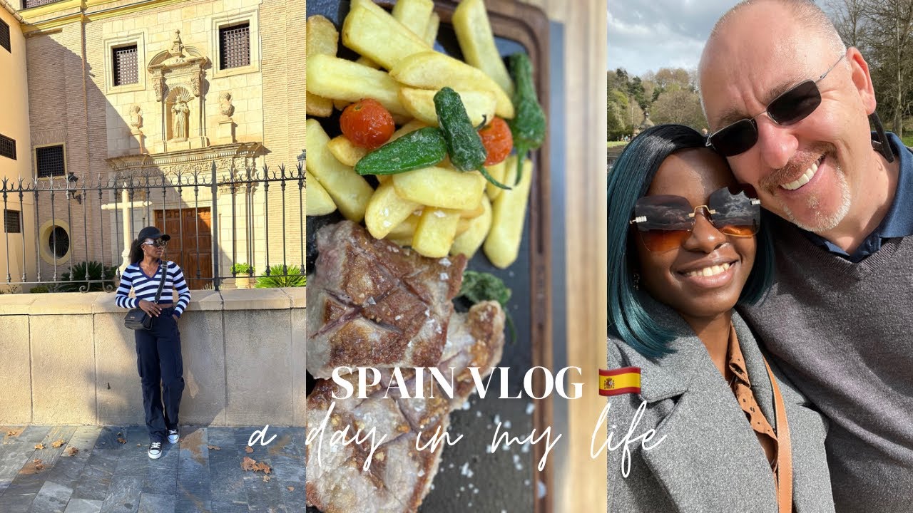 VLOG: Age gap interracial couple takes Barcelona | Barcelona street market | Bwwm