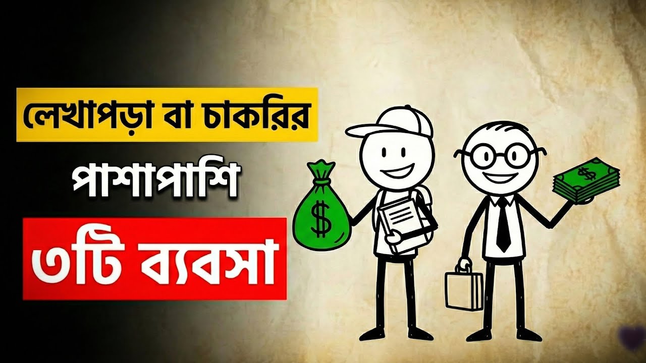 বাপের টাকা ছাড়াই ব্যবসা 😱 ছাত্রদের জন্য সেরা ৩টি বিজনেস আইডিয়া (2026)