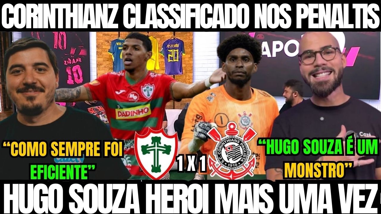 ✔HUGO SOUZA É UM MONSTRO. CORINTHIANZ CLASSIFICADO✔