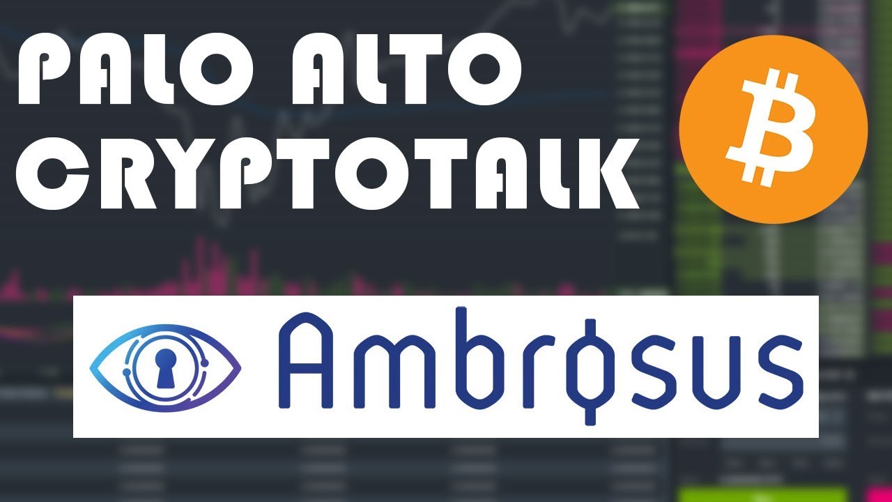 (AMB) Ambrosus Token (Palo Alto CryptoTalk) Jan 03, 2018