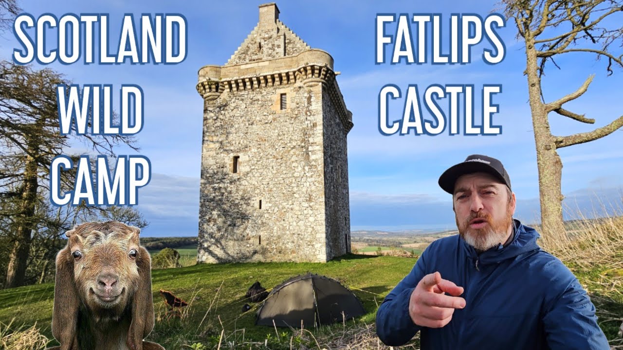 BEST WILDCAMPING SPOT EVER!!?? Fatlips Castle wildcamp, Scottish Borders