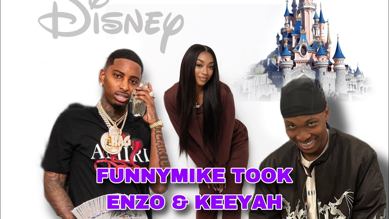 Funnymike took Enzo and keeyah to Disney land streaming Highlights