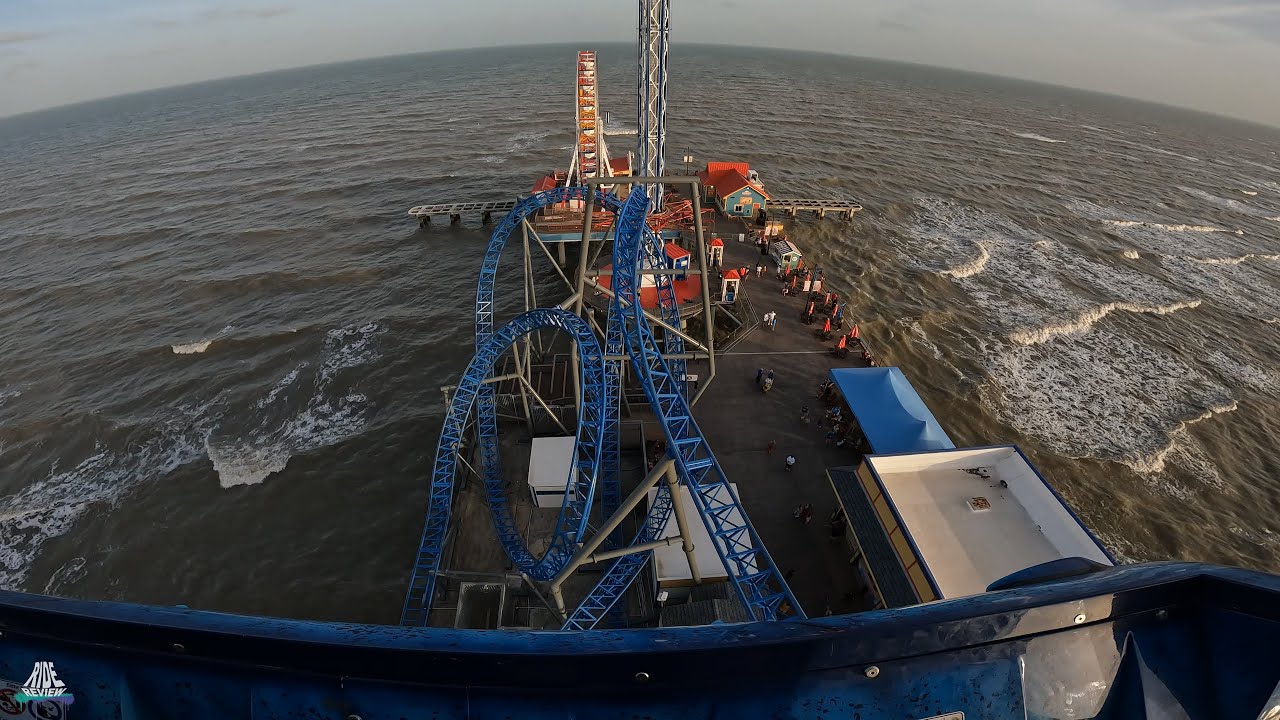 Iron Shark - POV - Galveston Island Historic Pleasure Pier - Gerstlauer - Euro-Fighter