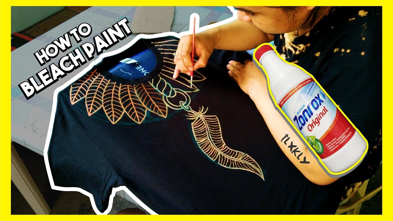 How to Bleach Paint EASY Tutorial by Tali at Kulay