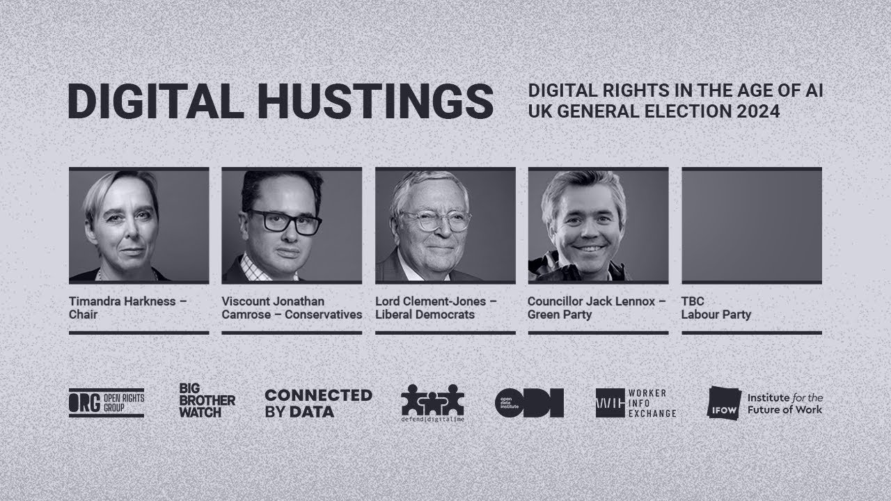 Hustings - Digital Rights in the age of AI