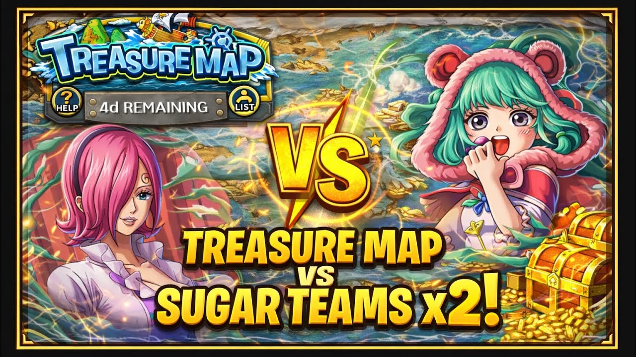 OPTC Treasure Map Teams VS Sugar & Reiju! (NO NEW BATCH) (NO SUPPORTS)