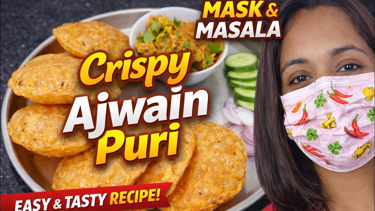 Crispy Ajwain Wali Puri Recipe | Ajwain Puri Kaise Banaye | Indian Breakfast Recipe