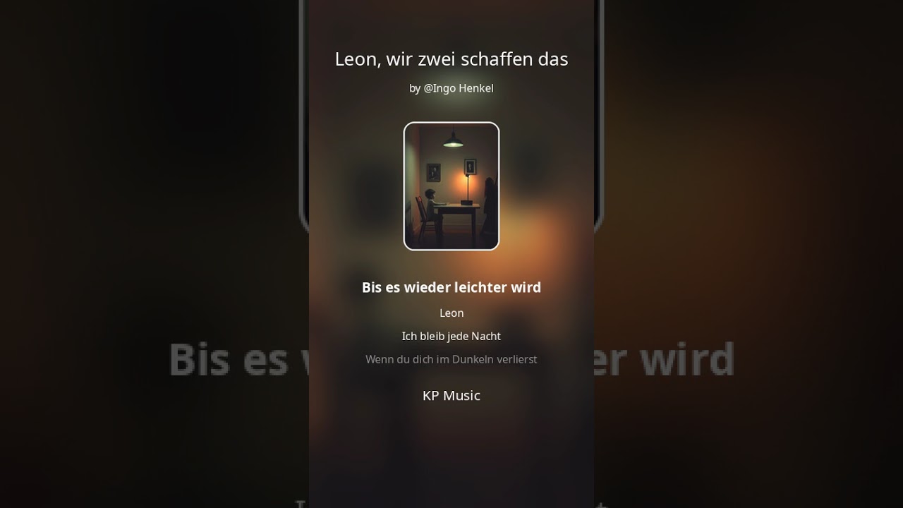 Leon wir zwei schaffen das 
