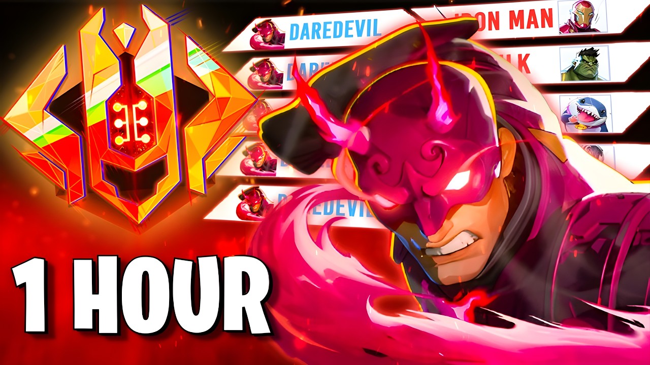 1 HOUR of CELESTIAL DAREDEVIL GAMEPLAY before Season 6.5 | Marvel Rivals