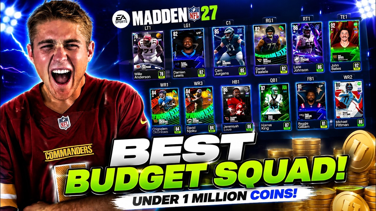 I Built the BEST Team Under 1 Million Coins in Madden 27!